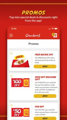 Chowking Philippines android App screenshot 2